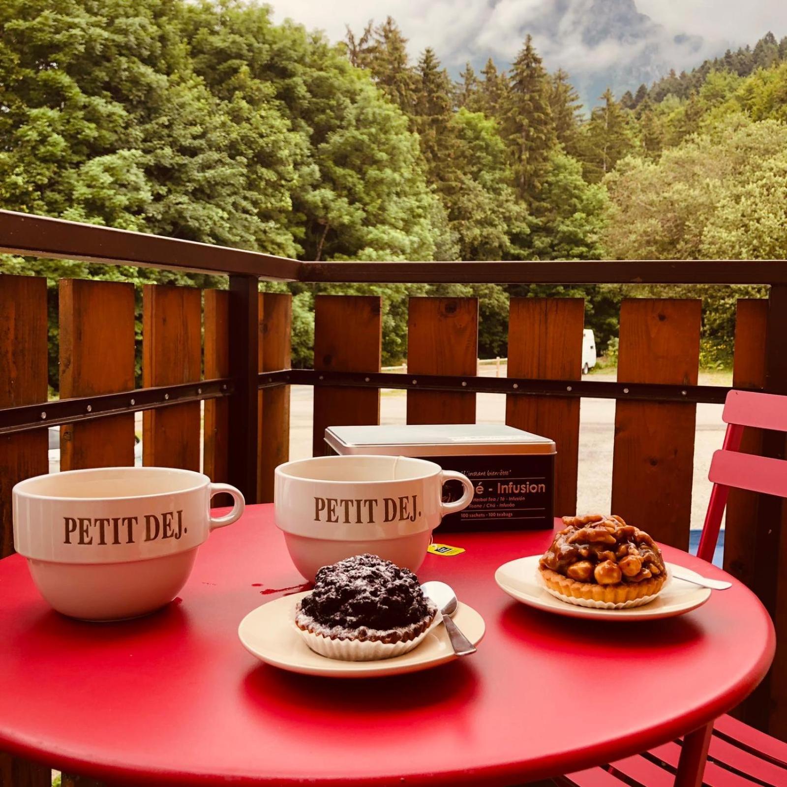 Studio Fondue Chocolat, 100M Des Pistes Wifi Fibre, Parking Prive Bernex Luaran gambar
